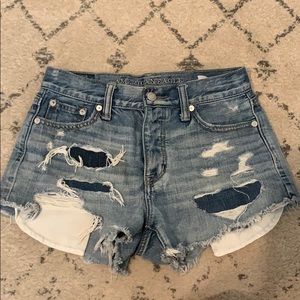 American eagle jean shorts
